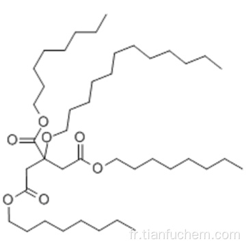 CITRATE DE TRIOCTYLDODECYLE CAS 126121-35-5